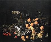 RUOPPOLO, Giovanni Battista Still-life in a Landscape asf Sweden oil painting reproduction